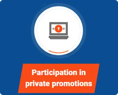 Participation in closed promotions